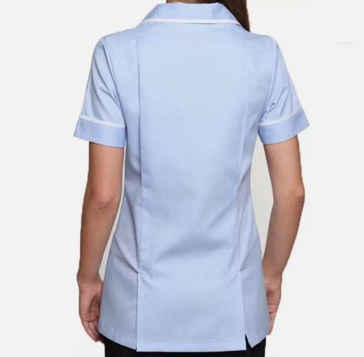 Sky Blue with White Stripes - Healthcare Tunic Woman