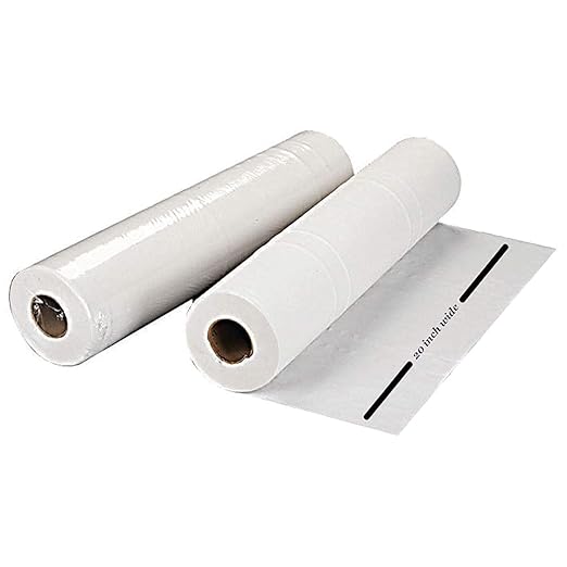 Super Quality White Couch Roll 20", 2 PLY Hygiene Roll-40 Meters Long