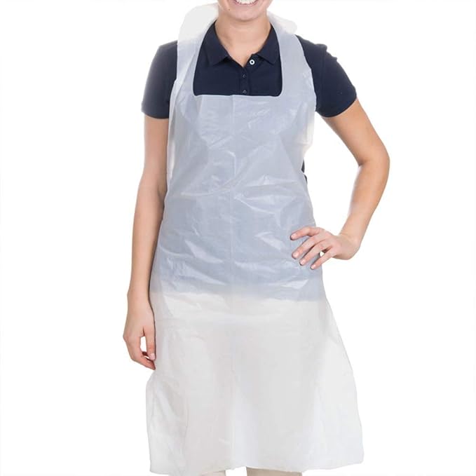 Disposable Economy Flat Packed Aprons (Pink)