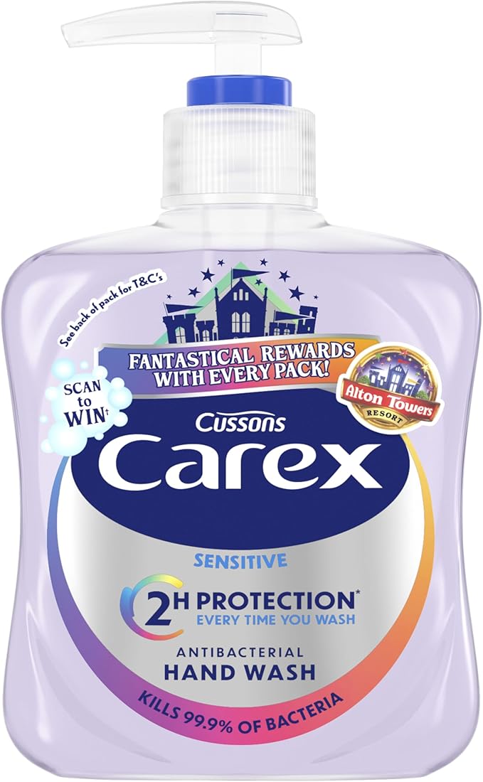 Carex Antibacterial Hand Wash, Hand Sanitiser, Clean & Protect Hands - 250 ml