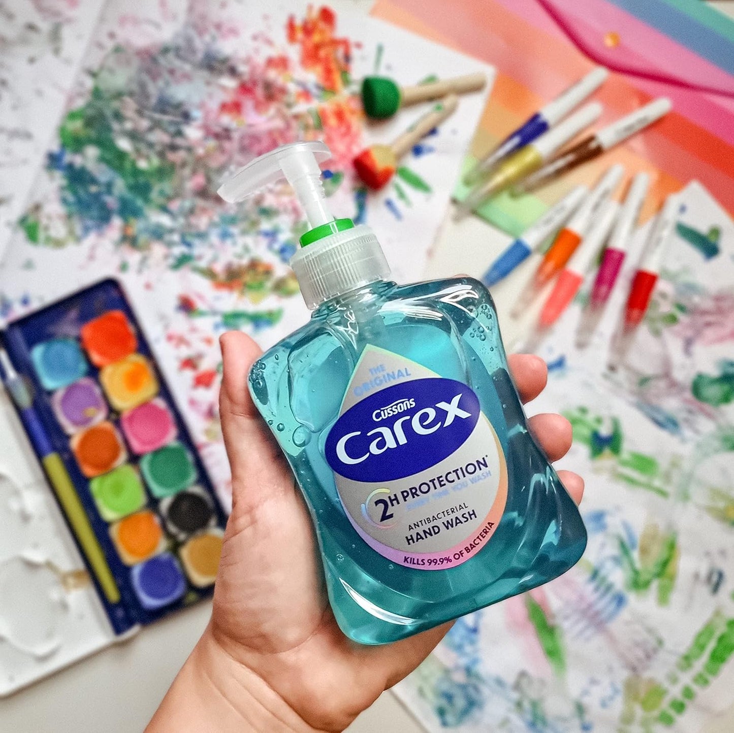 Carex Antibacterial Hand Wash, Hand Sanitiser, Clean & Protect Hands - 250 ml