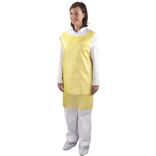 Disposable Economy Flat Packed Aprons (Pink)