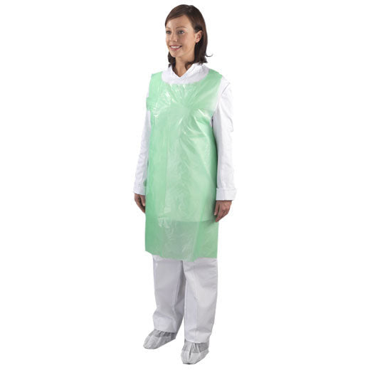 Disposable Economy Flat Packed Aprons (Pink)
